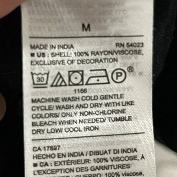 Old Navy Long Sleeve Black Tunic Dress Size Medium (sold out in stores) - Picture 3 of 5